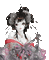 anime girl geisha dolceluna animated - GIF animate gratis GIF animata