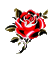 róża - Nemokamas animacinis gif animuotas GIF