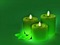 velas verdes - darmowe png animowany gif