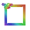Small Rainbow Frame - Gratis animeret GIF animeret GIF
