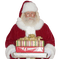 Santa Claus gifts Christmas_ Père noël cadeaux Noël - zadarmo png animovaný GIF