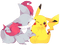 shiny fennekin & pikachu - bezmaksas png animēts GIF
