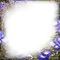 soave frame spring garden flowers purple green - gratis png animeret GIF