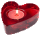Heart Candle - Nemokamas animacinis gif animuotas GIF