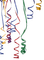 carnival colorful serpentine, ribbons, streamer - PNG gratuit GIF animé