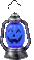 Lantern.Silver.Blue.Animated - KittyKatLuv65 - GIF animado gratis GIF animado