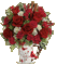 Flower Bouquet in vase gif - GIF animasi gratis