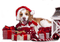 dog christmas chien noel - PNG gratuit GIF animé