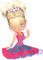 kikkapink deco scrap cookie doll blond - Free PNG Animated GIF