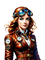 loly33 femme Steampunk - 無料png アニメーションGIF
