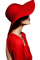 lady  in red - zdarma png animovaný GIF
