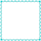 turquoise blue frame - PNG gratuit GIF animé