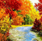 Autumn Background Gif - Bogusia - Zdarma animovaný GIF animovaný GIF