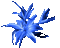 Blue Glitter Lily - GIF animé gratuit GIF animé
