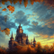kikkapink background castle steampunk - gratis png geanimeerde GIF
