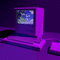 Purple Vaporwave Computer - Darmowy animowany GIF animowany gif