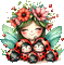 sm3 red cute girl ladybug spring animated gif - Free animated GIF Animated GIF