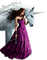 fantasy woman and unicorn nataliplus - ingyenes png animált GIF