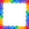 Rainbow frame - gratis png geanimeerde GIF