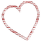 Frame heart red white - PNG gratuit GIF animé