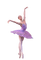 balerina in purple - PNG gratuit GIF animé