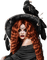 gothic femme woman black - безплатен png анимиран GIF