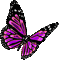 dolceluna spring butterfly purple animated gif - GIF animate gratis GIF animata