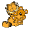 Garfield & Pooky - Besplatni animirani GIF animirani GIF
