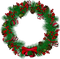 Kaz_Creations Christmas Deco Wreath - png gratuito GIF animata
