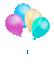 animated balloons - GIF animado gratis GIF animado