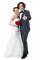 Kaz_Creations Couples Couple Bride & Groom  Wedding - png gratis GIF animado