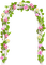 dolceluna deco spring flowers arch frame - PNG gratuit GIF animé