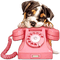 soave dog phone deco pink brown - ilmainen png animoitu GIF