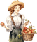 loly33 femme pomme automne - png gratis GIF animasi
