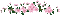 frise fleurs roses - Darmowy animowany GIF animowany gif