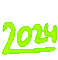 2024 text animated - GIF animé gratuit GIF animé