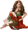 Kaz_Creations Woman-Femme-Flowers - 免费PNG 动画 GIF