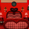 Red Heart Bedroom - png grátis Gif Animado