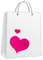 Kaz_Creations Valentine Deco Love Hearts Gift Bag