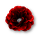 dolceluna deco red flower png steampunk - PNG gratuit GIF animé