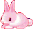 pink bunny - Ilmainen animoitu GIF animoitu GIF