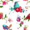 bird  fleur  fond transparent, Orabel - PNG gratuit GIF animé