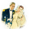 wedding couple bp - png gratis GIF animasi