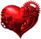 Steampunk.Heart.Red - zadarmo png animovaný GIF