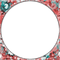 soave frame circle autumn flowers leaves - Free PNG Animated GIF