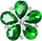 Diamond Flower Green - By StormGalaxy05 - бесплатно png анимированный гифка