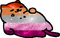 Lesbian galaxy Tubbs - ingyenes png animált GIF