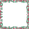 soave frame christmas winter  branch holly border - Free PNG Animated GIF