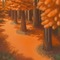 Orange Pine Forest - PNG gratuit GIF animé