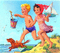 Martine à la plage - Nemokamas animacinis gif animuotas GIF